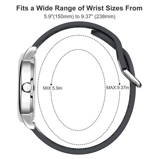 Foto 3 | Foto 3 | Reloj Golden Hour Waterproof Nurse Unisex Gris Oscuro - Venta Internacional.