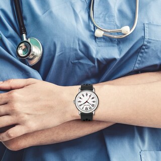 Foto 7 | Foto 7 | Reloj Golden Hour Waterproof Nurse Unisex Gris Oscuro - Venta Internacional.