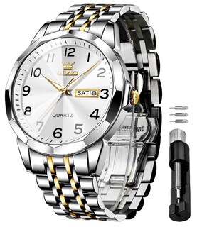 Foto 1 | Foto 1 | Reloj Olevs White Luxury Dress Analog Quartz Para Hombre - Venta Internacional.