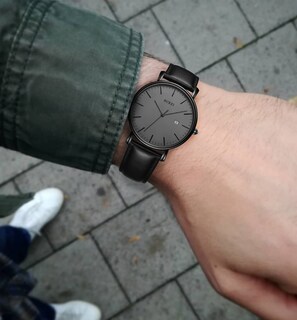 Foto 5 | Foto 5 | Reloj Burei Fashion, Minimalista, Analógico, Con Fecha, Correa De Piel - Venta Internacional.
