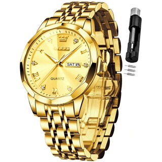 Foto 1 | Foto 1 | Reloj De Pulsera Olevs Para Hombre Analógico De Cuarzo Y Acero Inoxidable - Venta Internacional.