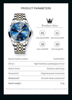 Foto 6 | Foto 6 | Reloj Olevs Diamond Business Dress Analog Quartz Para Hombre - Venta Internacional.