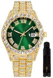 Foto 1 | Foto 1 | Reloj Hunruy Hip Hop Iced-out Bling Diamond Luxury Para Hombre - Venta Internacional.