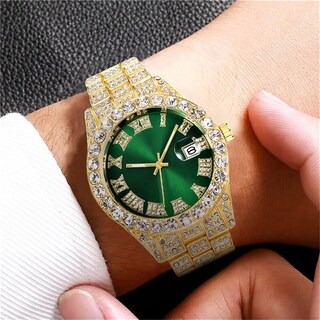 Foto 3 | Foto 3 | Reloj Hunruy Hip Hop Iced-out Bling Diamond Luxury Para Hombre - Venta Internacional.
