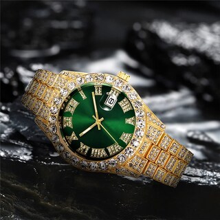 Foto 4 | Foto 4 | Reloj Hunruy Hip Hop Iced-out Bling Diamond Luxury Para Hombre - Venta Internacional.