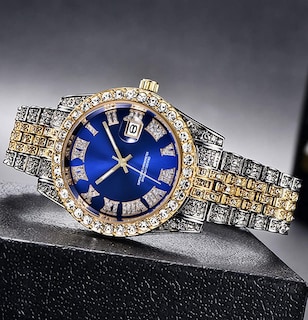 Foto 5 | Foto 5 | Reloj Hunruy Hip Hop Iced-out Bling Diamond Luxury Para Hombre - Venta Internacional.