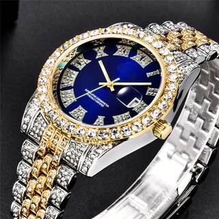 Foto 6 | Foto 6 | Reloj Hunruy Hip Hop Iced-out Bling Diamond Luxury Para Hombre - Venta Internacional.