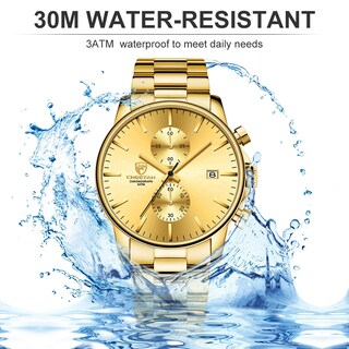 Foto 5 | Foto 5 | Reloj Golden Hour Con Cronógrafo De Cuarzo Y Acero Inoxidable Para Hombre - Venta Internacional.