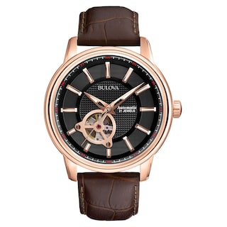 Foto 1 | Foto 1 | Reloj Bulova 97a109 de Piel Clásico Automático para Hombre - Venta Internacional