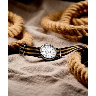 Foto 6 | Foto 6 | Funda Watch Timex Weekender De 40 Mm Y Correa Naranja Plateada - Venta Internacional.