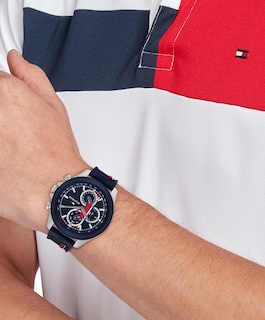Foto 2 | Foto 2 | Reloj Tommy Hilfiger 1792083 De Acero Inoxidable Racing Para Hombre - Venta Internacional.