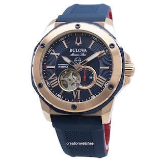 Foto 1 | Foto 1 | Reloj Bulova Marine Star 98a227 Automático Con Resistencia Al Agua De 200 M - Venta Internacional.
