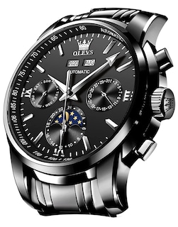 Foto 1 | Foto 1 | Reloj Olevs Automatic Auto Winding Moon Phase Para Hombre - Venta Internacional.