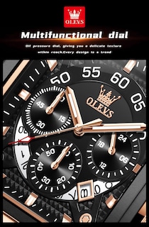 Foto 7 | Foto 7 | Reloj Olevs De Cuero Marrón Para Hombre, Cuadrado, A La Moda Clásica - Venta Internacional.