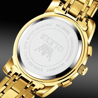 Foto 3 | Foto 3 | Reloj De Pulsera Olevs Chronograph Quartz De Acero Inoxidable Para Hombre - Venta Internacional.