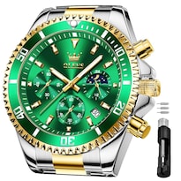 Reloj Olevs Business Dress Big Face Analog Quartz para Hombre -Venta Internacional