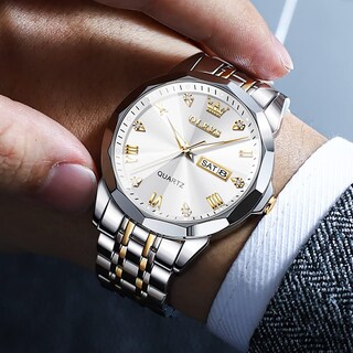Foto 2 | Foto 2 | Reloj Olevs Business Dress Diamond Quartz Impermeable Para Hombre - Venta Internacional.