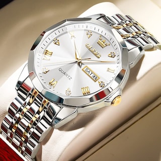 Foto 3 | Foto 3 | Reloj Olevs Business Dress Diamond Quartz Impermeable Para Hombre - Venta Internacional.