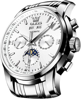 Foto 1 | Foto 1 | Reloj Olevs Automatic Auto Winding Moon Phase Para Hombre - Venta Internacional.