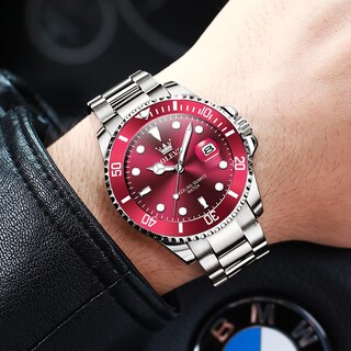 Foto 4 | Foto 4 | Reloj De Pulsera Olevs Classic Vintage Dress Plateado Para Hombre - Venta Internacional.