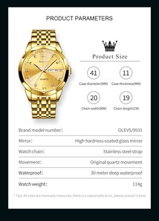 Foto 5 | Foto 5 | Reloj De Pulsera Olevs Para Hombre Analógico De Cuarzo Y Acero Inoxidable - Venta Internacional.