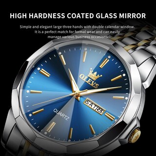 Foto 5 | Foto 5 | Reloj Olevs Plateado Para Hombre, Vestido De Negocios, Analógico, Cuarzo - Venta Internacional.