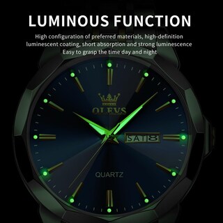 Foto 6 | Foto 6 | Reloj Olevs Plateado Para Hombre, Vestido De Negocios, Analógico, Cuarzo - Venta Internacional.