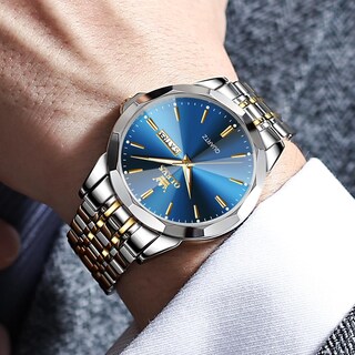 Foto 7 | Foto 7 | Reloj Olevs Plateado Para Hombre, Vestido De Negocios, Analógico, Cuarzo - Venta Internacional.