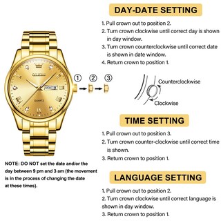 Foto 6 | Foto 6 | Reloj Olevs All Gold Para Hombre De Acero Inoxidable Resistente Al Agua - Venta Internacional.