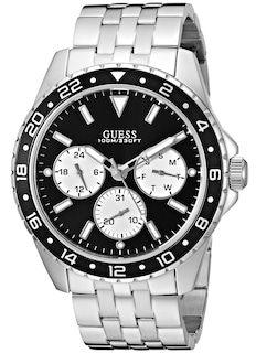 Foto 1 | Foto 1 | Reloj Guess U1107g1 De Acero Inoxidable Con Día, Fecha Y 24 Horas - Venta Internacional.
