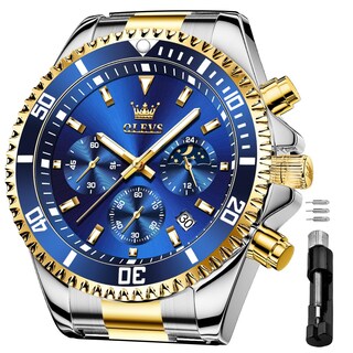 Foto 1 | Foto 1 | Reloj Olevs Business Dress Big Face Analog Quartz Para Hombre - Venta Internacional.