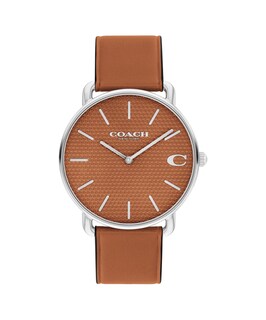 Foto 1 | Foto 1 | Reloj Coach Elliot, Cuarzo, 41 Mm, Piel Ámbar, Para Hombre - Venta Internacional.
