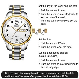 Foto 6 | Foto 6 | Reloj Olevs De Cuarzo Blanco De Acero Inoxidable Para Hombre Con Fecha - Venta Internacional.