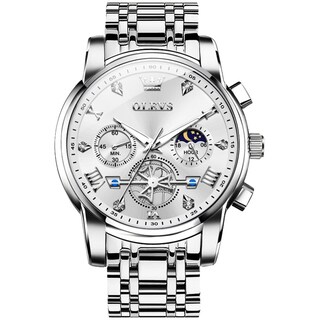 Foto 1 | Foto 1 | Reloj Olevs Silver Luxury Classic Fase Moon Phase Para Hombre - Venta Internacional.