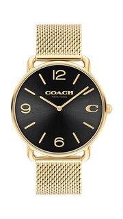 Foto 1 | Foto 1 | Reloj Coach Elliot Para Hombre, Resistente Al Agua, Tono Dorado - Venta Internacional.