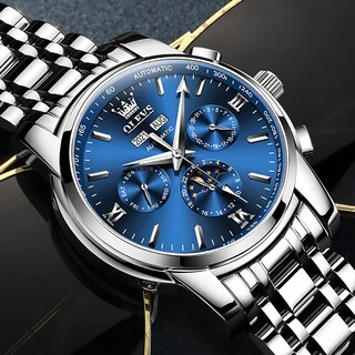 Foto 3 | Foto 3 | Reloj Olevs Automatic Auto Winding Moon Phase Para Hombre - Venta Internacional.