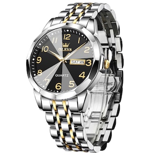 Foto 1 | Foto 1 | Correa Analógica De Acero Inoxidable Bicolor Watch Olevs Para Hombre - Venta Internacional.