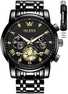 Foto 1 | Foto 1 | Reloj De Pulsera Olevs Black Diamond Business Dress Para Hombre - Venta Internacional.