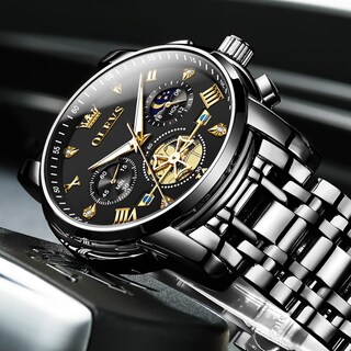 Foto 5 | Foto 5 | Reloj De Pulsera Olevs Black Diamond Business Dress Para Hombre - Venta Internacional.