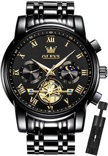 Foto 1 | Foto 1 | Reloj De Pulsera Olevs Chronograph Quartz De Acero Inoxidable Para Hombre - Venta Internacional.