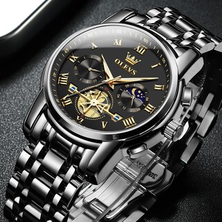 Foto 7 | Foto 7 | Reloj De Pulsera Olevs Chronograph Quartz De Acero Inoxidable Para Hombre - Venta Internacional.