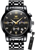 Reloj De Pulsera Olevs Chronograph Business Dress Para Hombre - Venta Internacional.