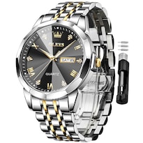 Reloj Olevs Business Dress Diamond Quartz Impermeable Para Hombre - Venta Internacional.
