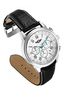 Foto 2 | Foto 2 | Reloj Invicta I 90242-002 Cronógrafo Esfera Plateada de Piel para Hombre - Venta Internacional