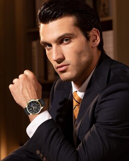 Foto 2 | Foto 2 | Reloj By Benyar Chronograph Waterproof Para Hombre En Piel Negra - Venta Internacional.