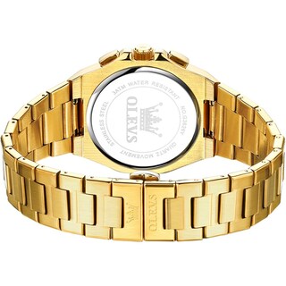 Foto 7 | Foto 7 | Reloj Olevs Gold Chronograph De Acero Inoxidable De 42 Mm Para Hombre - Venta Internacional.