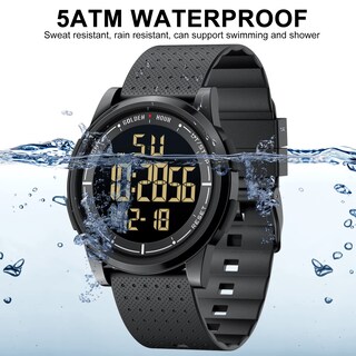 Foto 2 | Foto 2 | Reloj Digital Ultrafino E Impermeable Golden Hour Para Hombre Y Mujer - Venta Internacional.