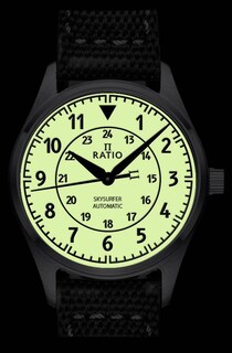 Foto 4 | Foto 4 | Reloj Analógico Ratio Skysurfer Pilot Style, Resistente Al Agua, 200 M - Venta Internacional.