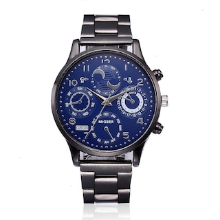 Foto 2 | Foto 2 | Reloj De Pulsera Huoguo Fashion Man Crystal De Acero Inoxidable - Venta Internacional.