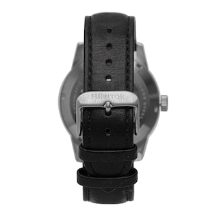 Foto 6 | Foto 6 | Reloj Heritor Automatic Jonas Leather-band Skeleton Plateado/azul - Venta Internacional.